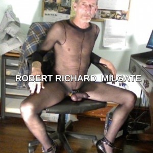 ROBERT RICHARD MILGATE SHEER BLACK
